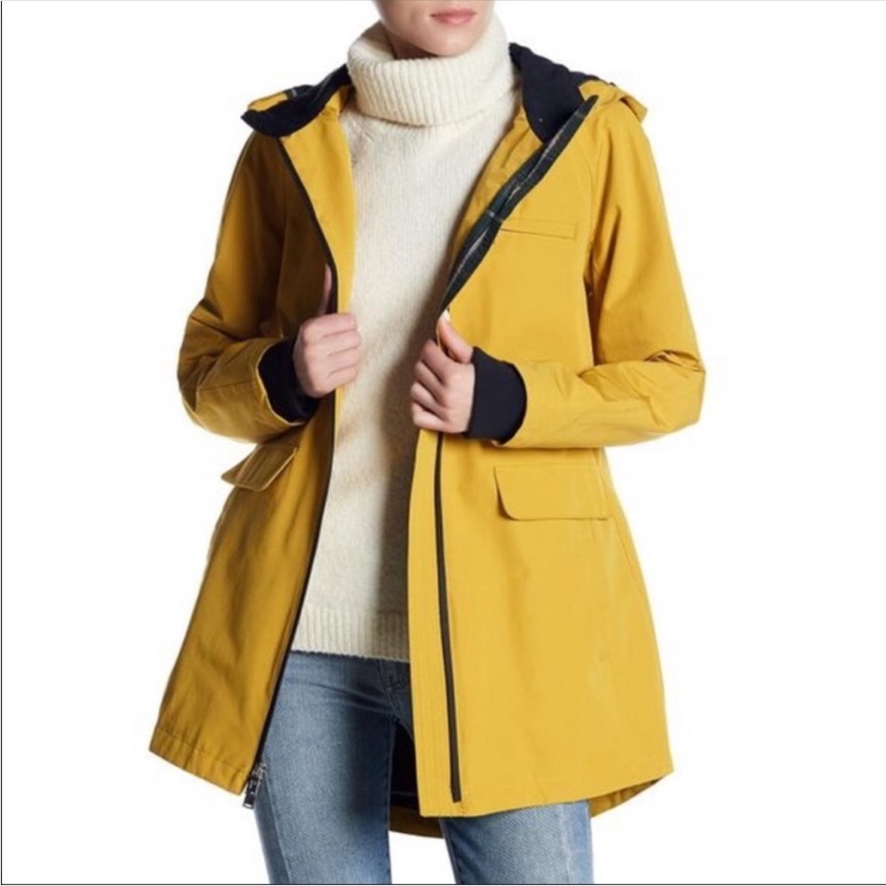 Pendleton Yellow Rain Jacket/Coat Golden Rod size XS